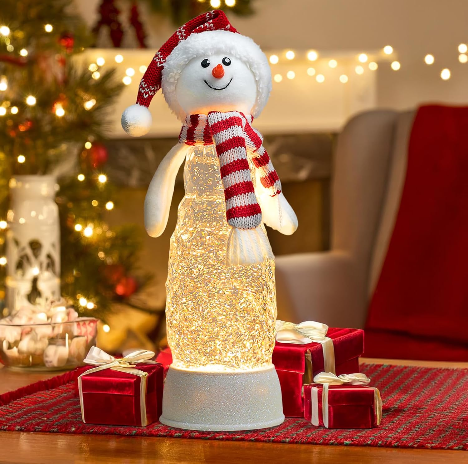 Snowman Water Lantern - Image 2