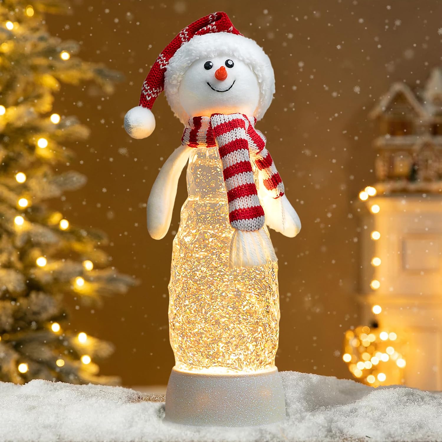 Snowman Water Lantern - Image 6